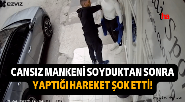 Kayseri'de cansız mankeni soyan şüpheli yakalandı