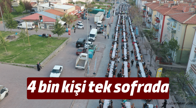 Kocasinan'da 4 bin kişi iftar sofrasında buluştu