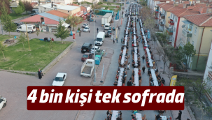 Kocasinan'da 4 bin kişi iftar sofrasında buluştu