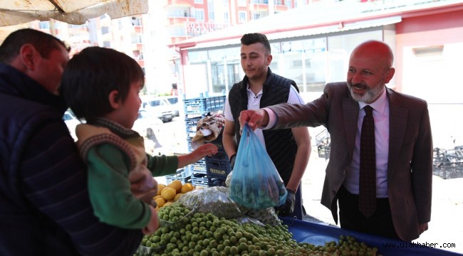 Başkan Çolakbayrakdar'dan, pazarcı esnafına ziyaret