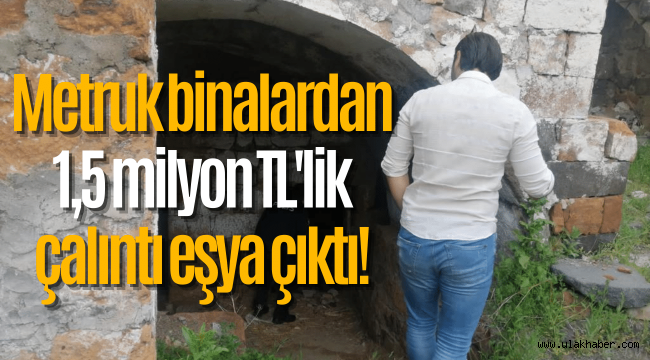 Kayseri'de hırsızlık operasyonu: 1,5 milyon TL'lik eşya ele geçirildi!