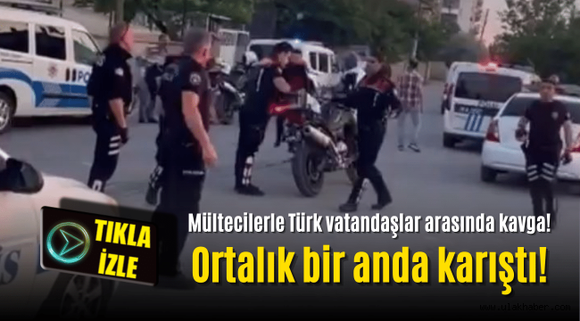 Kayseri'de Suriyelilerle Türk vatandaşlar arasında kavga çıktı!