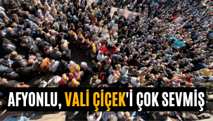 Kayseri'nin yeni valisi Afyonkarahisar'da böyle uğurlandı