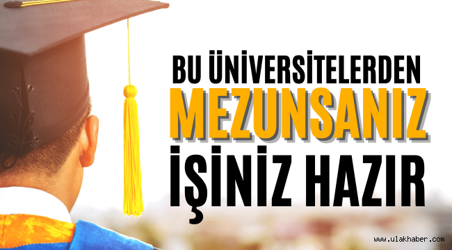 Mezunları en kolay ve hızlı iş bulan üniversiteler 2022!