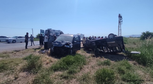 Kayseri'de trafik kazası: 6 yaralı