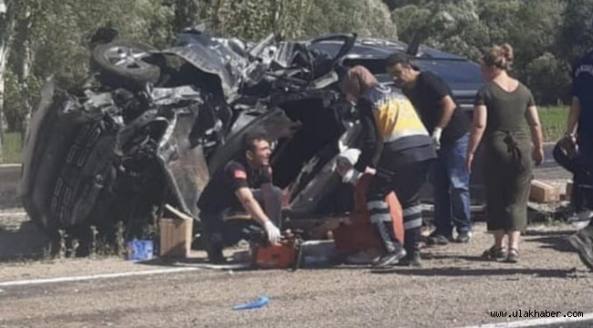 Kayseri'nin Sarız ilçesinde ölümlü trafik kazası