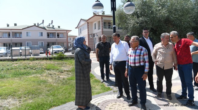 Büyükkılıç, şifalı su merkezi olan içmeceleri inceledi