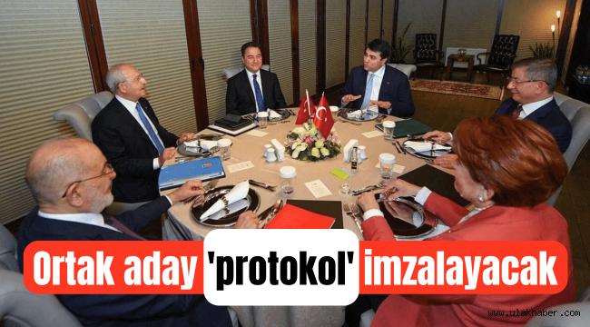 Kılıçdaroğlu: Ortak aday protokol imzalayacak