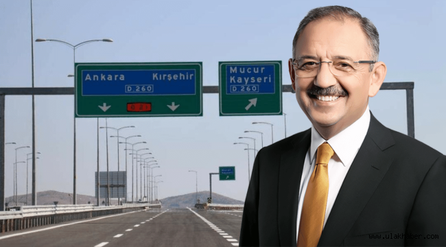 Özhaseki: Ankara-Niğde Otoyolu'nun, Kırşehir-Kayseri bağlantısının yol işaretlemeleri tamamlandı