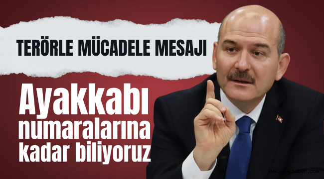 Soylu: 29 Ekim 2023'e kadar bir tane terörist kalmayacak