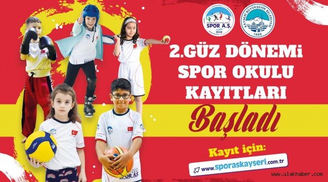 Büyükşehir Spor A.Ş. 2. güz dönemi spor okulu kayıtları başladı