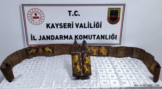 Kayseri'de tarihî Tevrat ele geçirildi