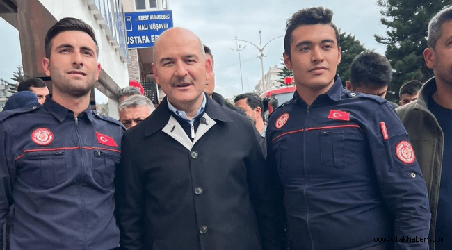 Bakan Soylu'dan Kayseri Büyükşehir'e övgü ve teşekkür