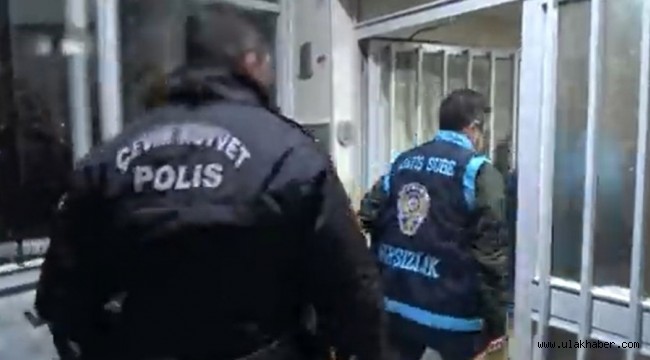 Şafak operasyonunda 17 hırsızlık şüphelisine gözaltı