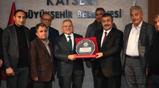 Başkan Büyükkılıç'a Kayseri çiftçisinden teşekkür