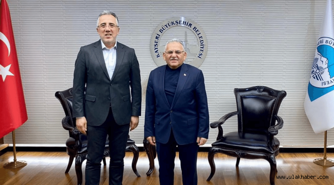Başkan Büyükkılıç'a Nevşehir Belediye Başkanı Savran'dan ziyaret