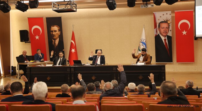 Talas Meclisi yılın ilk toplantısını yaptı