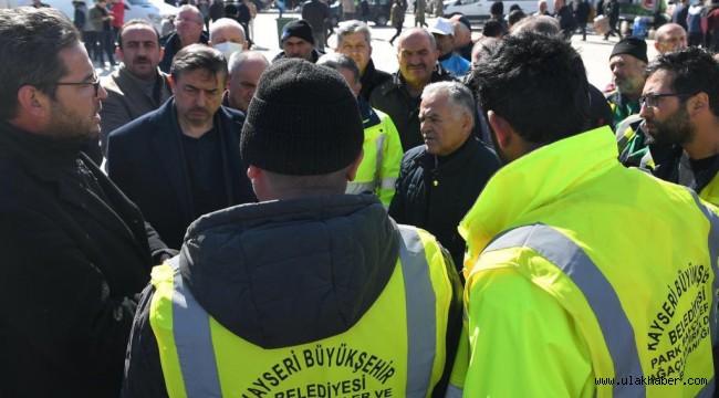 Başkan Büyükkılıç, deprem bölgesi Kahramanmaraş'ta