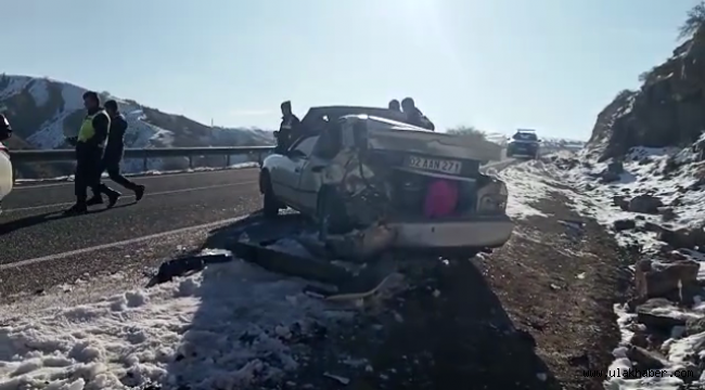 Elazığ - Pertek yolunda trafik kazası