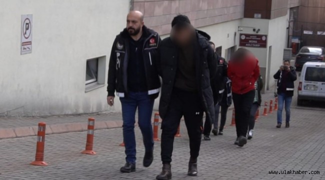 Kayseri'de uyuşturucu operasyonu: 3 zehir taciri adliyeye sevk edildi