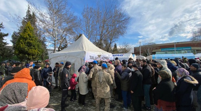 Talas, deprem bölgesinde yara sarıyor