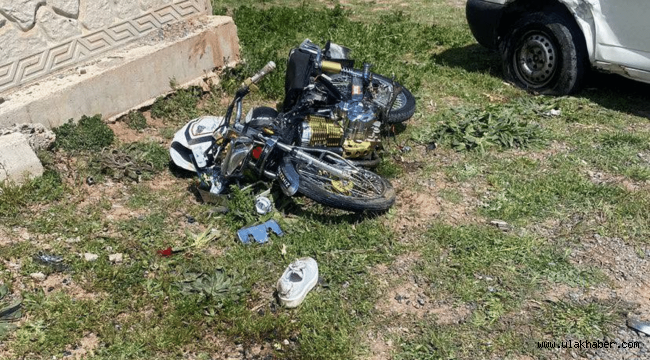 Genç motosiklet sürücüsü kazada hayatını kaybetti