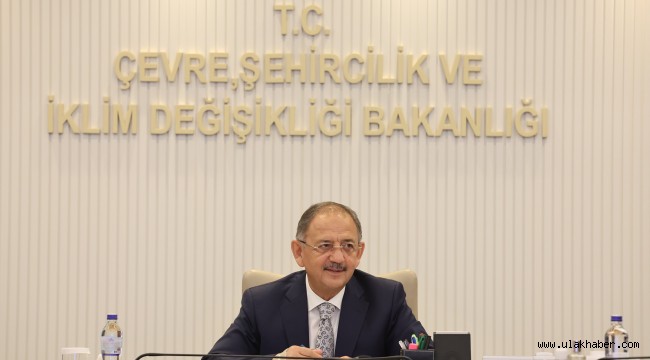 Bakan Özhaseki, çalışmalara başladı